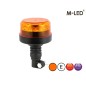 Varningsljus - M-Led - Low - 4.6" - 11.6cm - Bärnsten - 4 blixtmönster - Bärnsten - R65 - 12V-24V - Varningsljus - M-Led - Low - 4.6" - 11.6cm - Bärnsten - 4 blixtmönster - Bärnsten - R65 - 12V-24V -