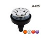 Varningsljus - M-Led - Low - 4.6" - 11.6cm - Bärnsten - 4 blixtmönster - Bärnsten - R65 - 12V-24V - Varningsljus - M-Led - Low - 4.6" - 11.6cm - Bärnsten - 4 blixtmönster - Bärnsten - R65 - 12V-24V -