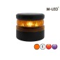 Varningsljus - M-Led - Mini - 2.3" - 5.8cm - Bärnsten - Magnetisk - 6 blixtmönster - Bärnsten - R65 - 12V-24V - Varningsljus - M-Led - Mini - 2.3" - 5.8cm - Bärnsten - Magnetisk - 6 blixtmönster - Bärnsten - R65 - 12V-24V -