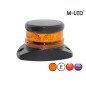 Beacon - M-Led - Mini - 4" - 10.2cm - Amber - Magnetic - 6 flash patterns - Amber - R65 - 12V-24V Beacon - M-Led - Mini - 4" - 10.2cm - Amber - Magnetic - 6 flash patterns - Amber - R65 - 12V-24V