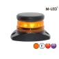 Varningsljus - M-Led - Mini - 4" - 10.2cm - Bärnsten - Magnetisk - 6 blixtmönster - Bärnsten - R65 - 12V-24V - Varningsljus - M-Led - Mini - 4" - 10.2cm - Bärnsten - Magnetisk - 6 blixtmönster - Bärnsten - R65 - 12V-24V -