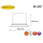 Beacon - M-Led - Magnetic - 5.7" - 14.5cm - Amber - 4 flash patterns - Amber - R65 - 12V-60V