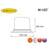 Werklamp - M-Led - 5.4" - 13.7cm - Work / Scene