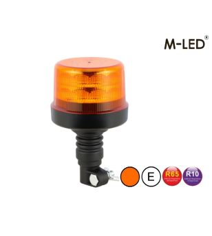 Signalleuchte - M-Led - Mittel - 4.6" - 11.6cm - Amber - 4 Blitzmuster - Amber - R65 - 12V-24V
