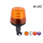 Varningsljus - M-Led - High - 5.1" - 13cm - Bärnsten - 4 blixtmönster - Bärnsten - R65 - 12V-24V - Varningsljus - M-Led - High - 5.1" - 13cm - Bärnsten - 4 blixtmönster - Bärnsten - R65 - 12V-24V -