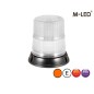 Signalleuchte - M-Led - 6.7" - 17.1cm - Klar - 8 Blitzmuster - Amber - R65 - 12V-24V Signalleuchte - M-Led - 6.7" - 17.1cm - Klar - 8 Blitzmuster - Amber - R65 - 12V-24V