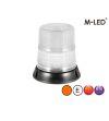 Beacon - M-Led - 6.7" - 17.1cm - Clear - 8 flash patterns - Amber - R65 - 12V-24V