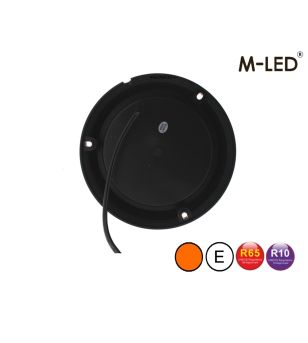 Beacon - M-Led - 6.7" - 17.1cm - Clear - 8 flash patterns - Amber - R65 - 12V-24V