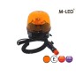 Beacon - M-Led - Wireless and Magnetic - 5.1" - 13cm - Amber - 7 flash patterns - Amber - R65 - 12V