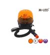 Zwaailamp - M-Led - Draadloos en Magnetisch - 5.1" - 13cm - Amber - 7 flitspatronen - Amber - R65 - 12V