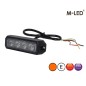 Blixtljus - M-Led - Pro 4 - Compact - 3.7" - 9.5cm - Klar - 26 blixtmönster - Bärnsten - R65 - 12V-24V - Blixtljus - M-Led - Pro 4 - Compact - 3.7" - 9.5cm - Klar - 26 blixtmönster - Bärnsten - R65 - 12V-24V -