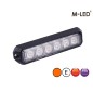 Blitzleuchte - M-Led - Pro 6 - Compact - 5" - 12.8cm - Klar - 26 Blitzmuster - Amber - R65 - 12V-24V Blitzleuchte - M-Led - Pro 6 - Compact - 5" - 12.8cm - Klar - 26 Blitzmuster - Amber - R65 - 12V-24V