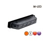 Flitser - M-Led - Ultra Thin - 3.8" - 9.6cm - Smoke - 22 flitspatronen - Amber - R65 - 12V-24V Flitser - M-Led - Ultra Thin - 3.8" - 9.6cm - Smoke - 22 flitspatronen - Amber - R65 - 12V-24V