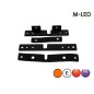 Blitzleuchte - M-Led - Ultra Thin - 3.8" - 9.6cm - Smoke - 22 Blitzmuster - Amber - R65 - 12V-24V Blitzleuchte - M-Led - Ultra Thin - 3.8" - 9.6cm - Smoke - 22 Blitzmuster - Amber - R65 - 12V-24V