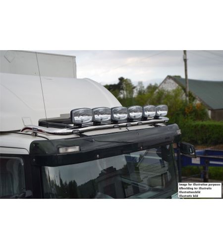 Roof bar - Bragan - 189- 6 light mounts - High gloss stainless steel - LED - Mercedes - Antos - Classicspace - 2014+