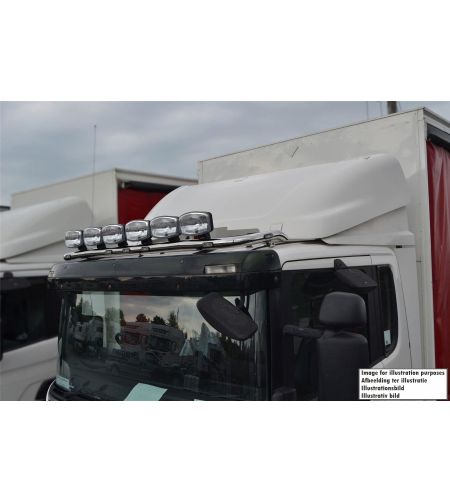 Roof bar - Bragan - 189  - 6 light mounts - High gloss stainless steel - LED - Mercedes - Antos - Classicspace - 2014+