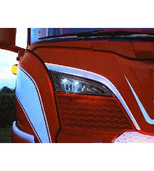 Dagrijverlichting - Matronics - DRL Positielicht in Grille Verstraler - Eenkleurig - Wit/Amber/Geel - 24V - Set - Scania - G/L/P