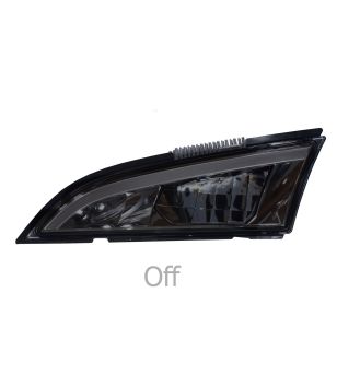 Dagsljus - Matronics - DRL Positionsljus i grillstrålkastare - Tvåfärgad - Vit/Bärnsten - 24V - Set - Scania - G/L/P/R/S - LED-s