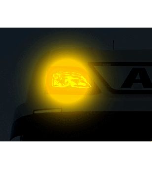Dagrijverlichting - Matronics - DRL Positielicht in Skylight - Tweekleurig / Flitser - Wit/Amber - 24V - Set - Scania - G/L/P/R/S - 2023+