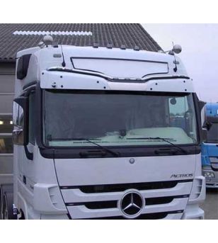 Light box - Nedking - Ultra Thin Truck Sign - Height 18.5-31cm - 57.1" - 145cm - Amber LEDs - Mercedes - Actros - MP3 - MegaSpac