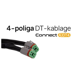 Kabelsatz - Ledson - Connect - Rückfahrscheinwerfer - 2 Lampen - 4 Pins - Deutsch DT - 12V 