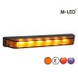 Flitser - M-Led - Ultra Thin - 5.3" - 13.5cm - Smoke - 22 flitspatronen - Amber - R65 - 12V-24V Flitser - M-Led - Ultra Thin - 5.3" - 13.5cm - Smoke - 22 flitspatronen - Amber - R65 - 12V-24V