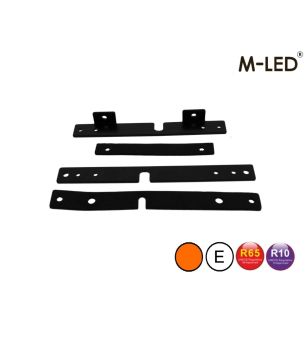 Blixtljus - M-Led - Ultra Thin - 5.3" - 13.5cm - Smoke - 22 blixtmönster - Bärnsten - R65 - 12V-24V -