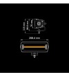 LED Light bar - Strands - Siberia - DR - 8.2" - 20.8cm - Smoke - Position light White/Amber - Driving