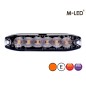 Flitser - M-Led - 5.1" - 13cm - Helder - Superdun - 26 flitspatronen - Amber - R65 - 12V-24V Flitser - M-Led - 5.1" - 13cm - Helder - Superdun - 26 flitspatronen - Amber - R65 - 12V-24V
