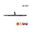 Flitser - M-Led - 5.1" - 13cm - Helder - Superdun - 26 flitspatronen - Amber - R65 - 12V-24V
