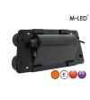 Flitser - M-Led - Raam - 9.6" - 24.5cm - Helder - Zuignappen - 19 flitspatronen - Amber - R65 - 12V-24V