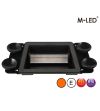 Blitzleuchte - M-Led - Fenster - 6.5" - 16.5cm - Klar - Saugnäpfe - 19 Blitzmuster - Amber - R65 - 12V-24V