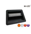 Blixtljus - M-Led - Fönster - 6.5" - 16.5cm - Klar - Sugkoppar - 19 blixtmönster - Bärnsten - R65 - 12V-24V -