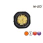 Blixtljus - M-Led - HideAway - 1.6" - 4.1cm - Klar - 21 blixtmönster - Bärnsten - R65 - 12V-24V - Blixtljus - M-Led - HideAway - 1.6" - 4.1cm - Klar - 21 blixtmönster - Bärnsten - R65 - 12V-24V -