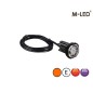Blixtljus - M-Led - HideAway - 1.6" - 4.1cm - Klar - 21 blixtmönster - Bärnsten - R65 - 12V-24V - Blixtljus - M-Led - HideAway - 1.6" - 4.1cm - Klar - 21 blixtmönster - Bärnsten - R65 - 12V-24V -