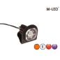 Flitser - M-Led - HideAway - 1.6" - 4.1cm - Helder - 21 flitspatronen - Amber - R65 - 12V-24V Flitser - M-Led - HideAway - 1.6" - 4.1cm - Helder - 21 flitspatronen - Amber - R65 - 12V-24V