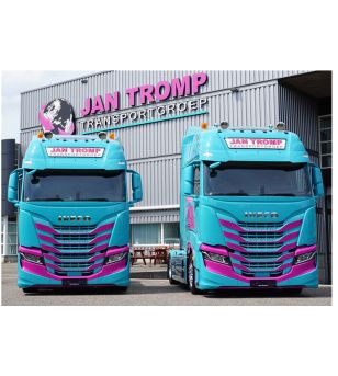 Lichtbak - Nedking - Truck Sign Ultra Thin - Hoogte 27.5cm - 53.1" - 135cm - Witte LEDs - Iveco - S-Way - 2019+