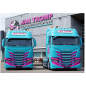 Ljusskylt - Nedking - Truck Sign Ultra Thin - Höjd 27.5cm - 53.1" - 135cm - Amber Lysdioder - Iveco - S-Way - 2019+ Ljusskylt - Nedking - Truck Sign Ultra Thin - Höjd 27.5cm - 53.1" - 135cm - Amber Lysdioder - Iveco - S-Way - 2019+
