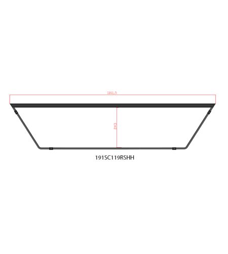 Ljusskylt - Nedking - Truck Sign Ultra Thin - Höjd 23cm - 45.7" - 116cm - Amber Lysdioder - Scania - R/S - Highline - 2016+