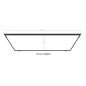 Lichtbak - Nedking - Truck Sign Ultra Thin - Hoogte 23cm - 45.7" - 116cm - Amber LEDs - Scania - R/S - Highline - 2016+ Lichtbak - Nedking - Truck Sign Ultra Thin - Hoogte 23cm - 45.7" - 116cm - Amber LEDs - Scania - R/S - Highline - 2016+