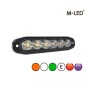 Flitser - M-Led - 4.6" - 11.8cm - Helder - Driekleurig - 20 flitspatronen - Wit/Amber/Groen - R65 - 12V-30V