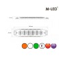 Blixtljus - M-Led - 4.6" - 11.8cm - Klar - Trefärgad - 20 blixtmönster - Vit/Bärnsten/Grön - R65 - 12V-30V - Blixtljus - M-Led - 4.6" - 11.8cm - Klar - Trefärgad - 20 blixtmönster - Vit/Bärnsten/Grön - R65 - 12V-30V -