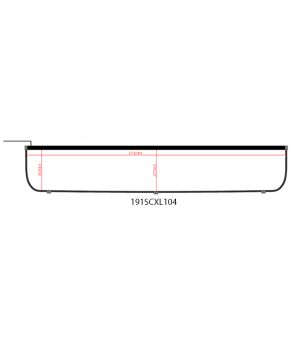 Light box - Nedking - Truck Sign Ultra Thin - Height 31cm - 68.9" - 175cm - White Leds - Scania - 4/R - Topline - 1995-2016