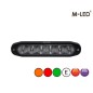 Blixtljus - M-Led - 4.6" - 11.8cm - Klar - Trefärgad - 20 blixtmönster - Bärnsten/Röd/Grön - R65 - 12V-30V - Blixtljus - M-Led - 4.6" - 11.8cm - Klar - Trefärgad - 20 blixtmönster - Bärnsten/Röd/Grön - R65 - 12V-30V -