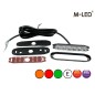 Blitzleuchte - M-Led - 4.6" - 11.8cm - Klar - Dreifarbig - 20 Blitzmuster - Amber/Rot/Grün - R65 - 12V-30V Blitzleuchte - M-Led - 4.6" - 11.8cm - Klar - Dreifarbig - 20 Blitzmuster - Amber/Rot/Grün - R65 - 12V-30V