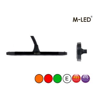 Flitser - M-Led - 4.6" - 11.8cm - Helder - Driekleurig - 20 flitspatronen - Amber/Rood/Groen - R65 - 12V-30V