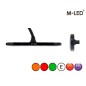 Flitser - M-Led - 4.6" - 11.8cm - Helder - Driekleurig - 20 flitspatronen - Amber/Rood/Groen - R65 - 12V-30V