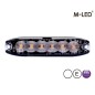 Blixtljus - M-Led - 5.1" - 13cm - Klar - Supertunn - 26 blixtmönster - Vit - 12V-24V Blixtljus - M-Led - 5.1" - 13cm - Klar - Supertunn - 26 blixtmönster - Vit - 12V-24V