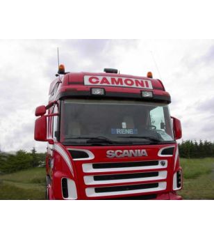 Lichtbak - Nedking - Truck Sign Ultra Thin - Hoogte 23cm - 53.1" - 135cm - Amber LEDs - Scania - R - Highline - 2004-2016