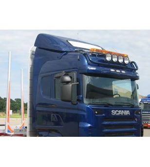 Light box - Nedking - Truck Sign Ultra Thin - Spoiler - 53.9" - 137cm - Amber LEDs - Scania - 4/R - 1995-2016